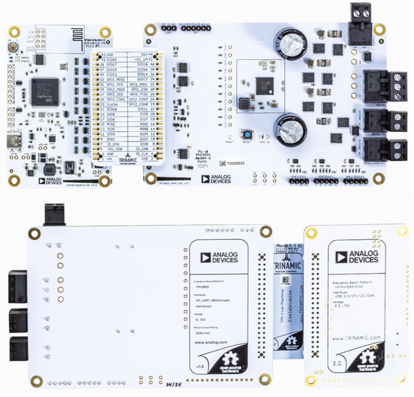 Analog Devices Inc. TMC9660-3PH-EVKIT和TMC9660-STP-EVKIT评估套件